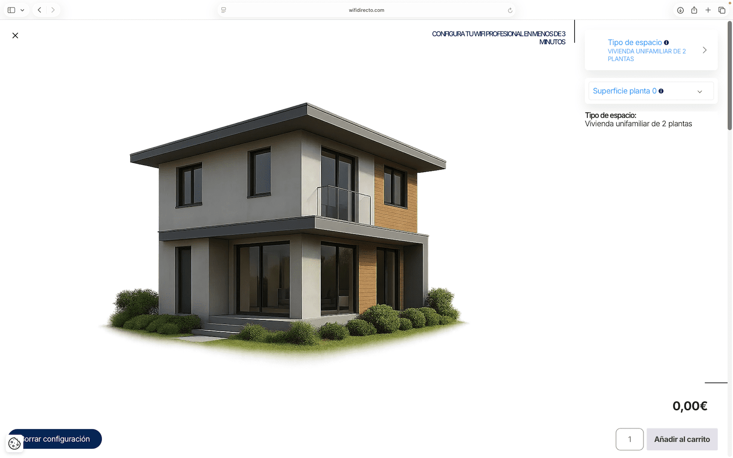 Configurador WiFi Directo - Superficie interior